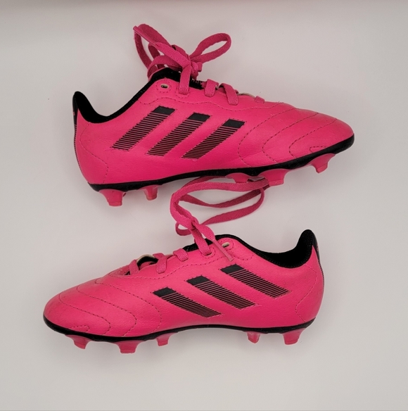 Adidas Goletto VIII FG J Kids Soccer Cleats Sports Hot Pink Girls 12K - Picture 3 of 5